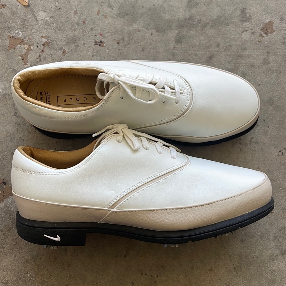 Nike Golf - Women’s Nike Air Comfort White Leather Shoes Verdana Last